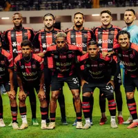 Alineación de Alajuelense ante Puntarenas