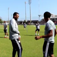 El bailecito de Kendall Waston en el entrenamiento del FC Cincinatti