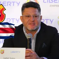 Candidato a presidente de Costa Rica le hace a Jafet Soto la promesa que tomó por sorpresa a Herediano