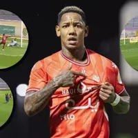 Romell Quioto en modo goleador en Medio Oriente. (Foto: Deportes TVC)