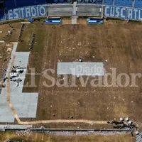 Grama del Estadio Cuscatlán luce en pésimo estado a días del amistoso entre FAS y Pachuca