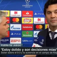 Solari se fastidia por Keylor y se marcha de la zona mixta