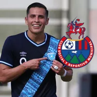 Rubio Rubín con la Selección de Guatemala.