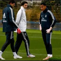 Los números de Keylor Navas con Santiago Solari
