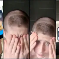 Niño le pidió a su padre el corte de pelo de CR7; pero le hizo el de Ronaldo Nazario y lo hizo llorar