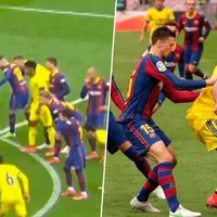 Choco Lozano es agredido por Lenglet durante el penal del Cádiz [VIDEO]