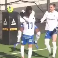 Kevin Álvarez da su primer asistencia en Europa