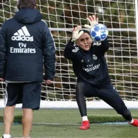 Keylor vuelve a los entrenamientos y sería titular en Roma