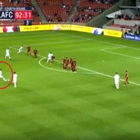 Fito Zelaya y un debut soñado: tiro al palo y ‘medio gol’ para su equipo