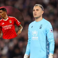 Keylor Navas y Ángel Di María.