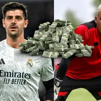 Mientras Thibaut Courtois gana 15 millones en el Real Madrid, esto es lo que cobra Keylor Navas en Newell's