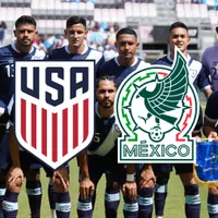 Selección de Guatemala y los escudos de Estados Unidos y México.