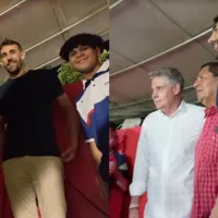 El entrenador de El Salvador vio el partido en una cabina abandonada. (Foto: Cancha)