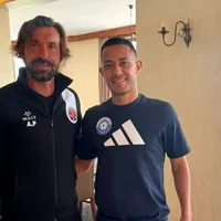 ¡Postal para el recuerdo! Jimmy Marín presumió encuentro con Andrea Pirlo
