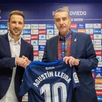 Agustín Lleida ya fue presentado oficialmente en el Real Oviedo de España [Video]