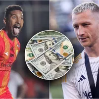Mientras Marco Reus cobra 1.2 millones de dólares en LA Galaxy, esto es lo que gana Marcel Hernández en Herediano