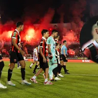 El homenaje que le hicieron a Kevin Cabezas durante el partido.