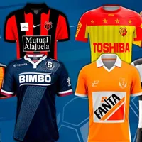 Las 10 camisetas más lindas y las 10 más feas en fútbol de Costa Rica