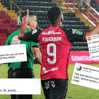 Las reacciones tras la primera anotación de Rolando Blackburn con Alajuelense