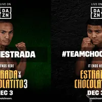 ¿A qué hora es la pelea del "Gallo" Estrada vs. "Chocolatito" González 3?