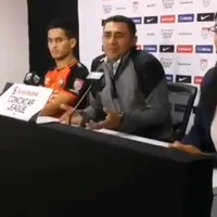 DT de Águila y periodista tico chocan en plena rueda de prensa de Liga Concacaf