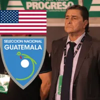 Luis Fernando Tena en el banquillo de Guatemala.