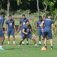 Brayan Velásquez apareció en prácticas de Motagua
