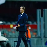 Santiago Solari en defensa de Antonio López y criticó el juego de Olimpia