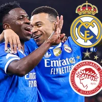 Póker de Mbappé y victoria del Real Madrid ante Olympiacos: resumen y goles del partido de la Champions League
