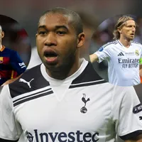 Wilson Palacios con la camisa del Tottenham Hotspur.