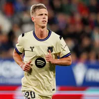 Dani Olmo, la alternativa de Hansi Flick para jugar como falso nueve en el Barcelona