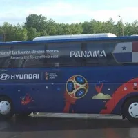 Llego el bus que transportará a la Selección de Panamá a Saransk