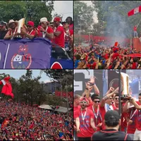 Municipal y sus aficionados festejan a lo grande su título 33 del futbol de Guatemala