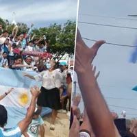 ¡Con avioneta incluida! Panameños celebraron el campeonato de Argentina [VIDEO]