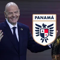 Gianni Infantino presentando el Mundial de Clubes.
