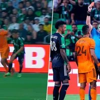 Darwin Cerén es expulsado tras golpear en la cara a un rival [VIDEO]