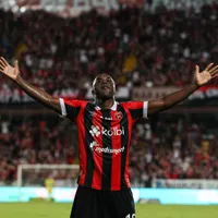 La reacción de Joel Campbell tras marcarle doblete al Deportivo Saprissa