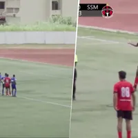 ¡Insólita jugada en el fútbol panameño! Árbitro cobró fuera de lugar tras un rebote de penal [VIDEO]