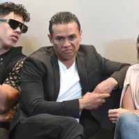 Paté Centeno se enojó con su hijo.