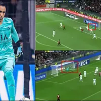 Las dos intervenciones de Keylor Navas en el partido contra el Niza