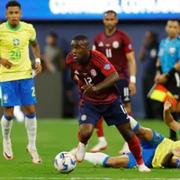 Costa Rica y Brasil se fueron 0-0 al entretiempo.