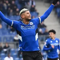 Andrés Andrade anotó su primer gol con la camiseta de Arminia Bielefeld [VIDEO]
