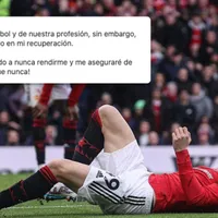 Alejandro Garnacho envió un mensaje tras perderse el partido contra Panamá por lesión