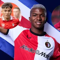 Bryan Ruiz y Manfred Ugalde alertan a Jeyland Mitchell tras llegar al Feyenoord