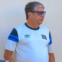 Bolillo Gómez en los entrenamientos de La Selecta.