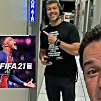 Andrés Agulla y Fernando Palomo juntos en el FIFA 2021