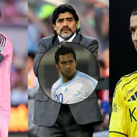 carlos ruiz-diego maradona-lionel messi-cristiano ronaldo