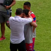 Sebastián Bini agrede a un jugador rival