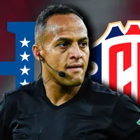 El árbitro para dirigir el partido definitorio entre ticos y catrachos. (Foto: Getty Images)