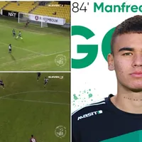 Manfred Ugalde marcó su primer gol en un Europa